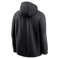 Sweat à capuche Nike New Orleans Saints Volt Fleece noir pour homme