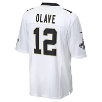 Men's Nike Chris Olave White New Orleans Saints Game Player Jersey