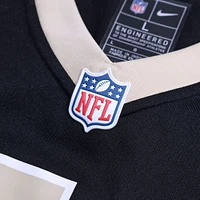 Maillot Nike DaMarcus Fields pour homme, noir, joueur de jeu des Saints la Nouvelle-Orléans