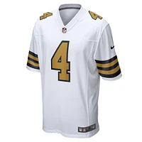 Men's Nike Derek Carr White New Orleans Saints Alternate Game Jersey