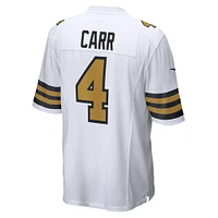 Men's Nike Derek Carr White New Orleans Saints Alternate Game Jersey