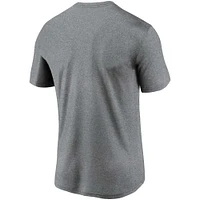 Men's Nike  Heather Gray New Orleans Saints Legend Wordmark T-Shirt