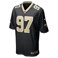 Men's Nike Khristian Boyd  Black New Orleans Saints Game Jersey