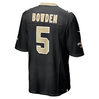 Men's Nike Lynn Bowden Jr.  Black New Orleans Saints Team Game Jersey