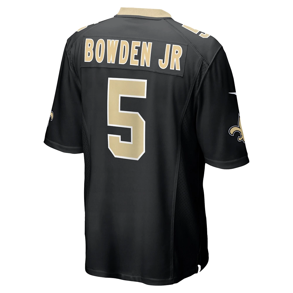 Men's Nike Lynn Bowden Jr.  Black New Orleans Saints Team Game Jersey