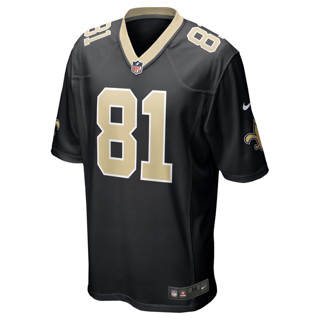 Maillot de match Nike Nick Vannett pour hommes, noir, New Orleans Saints