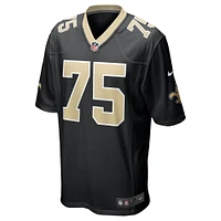 Men's Nike Taliese Fuaga Black New Orleans Saints  Player Game Jersey