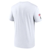 Men's Nike White New Orleans Saints 2024 Salute To Service Legend Performance T-Shirt