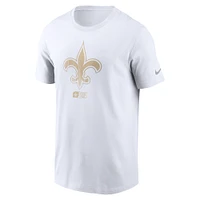 Men's Nike White New Orleans Saints Faded Essential T-Shirt