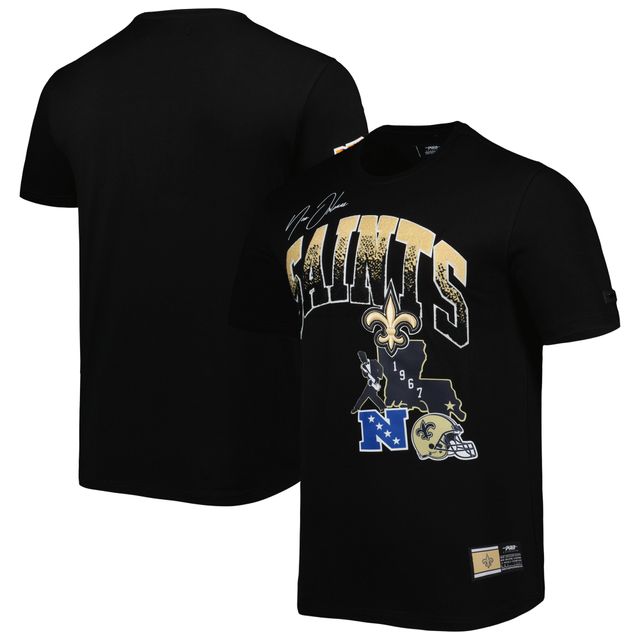 T-shirt noir Pro Standard de la collection Hometown des Saints Nouvelle-Orléans pour hommes