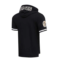 Men's Pro Standard Tyrann Mathieu Black New Orleans Saints Player Name & Number Hoodie T-Shirt