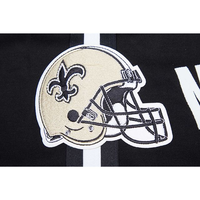 Short Pro Standard pour hommes Tyrann Mathieu noir avec nom et numéro de joueur des Saints la Nouvelle-Orléans