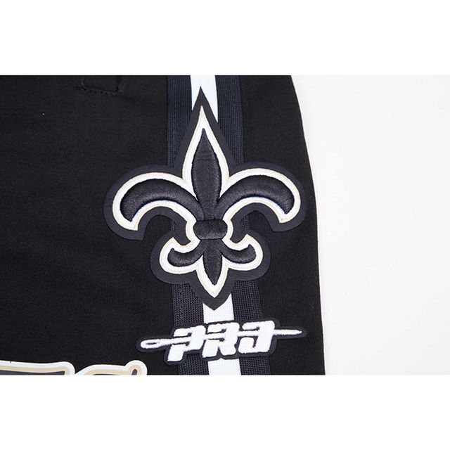 Short Pro Standard pour hommes Tyrann Mathieu noir avec nom et numéro de joueur des Saints la Nouvelle-Orléans