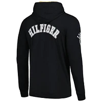 Men's Tommy Hilfiger  Black New Orleans Saints Morgan Long Sleeve Hoodie T-Shirt