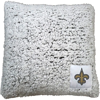 Oreiller Frosty Sherpa 16'' x 16'' Saints de la Nouvelle-Orléans