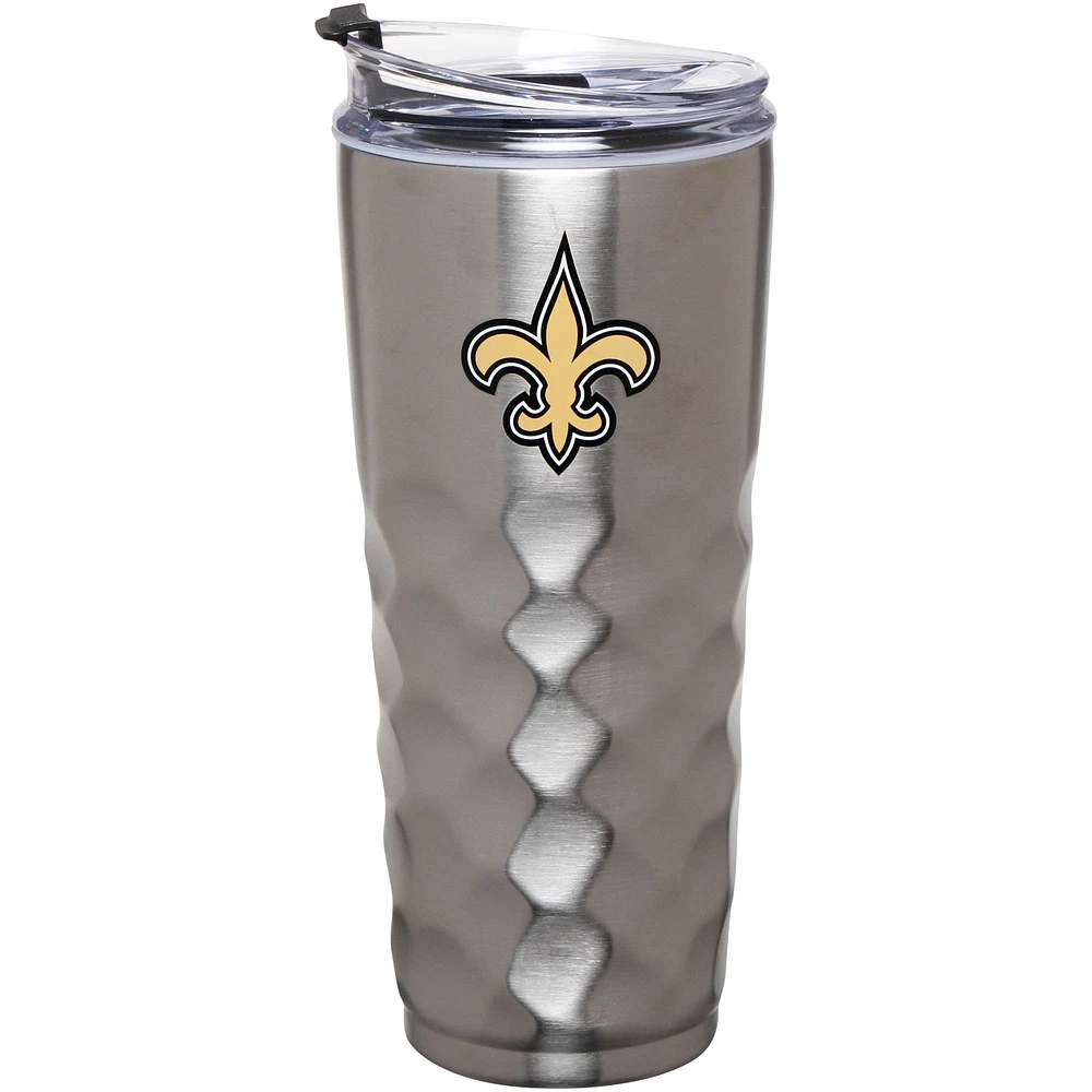 Saints de la Nouvelle-Orléans 32oz. Gobelet diamant en acier inoxydable
