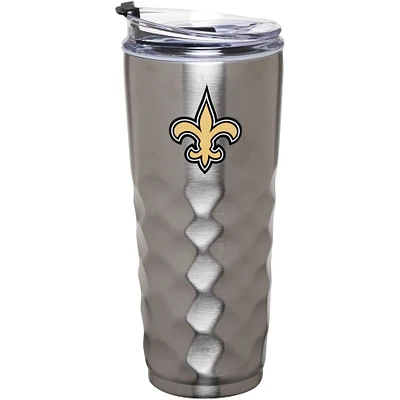 Saints de la Nouvelle-Orléans 32oz. Gobelet diamant en acier inoxydable