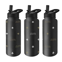 Bouteille de 34 oz de boisson rafraîchissante Steep and Repeat des New Orleans Saints