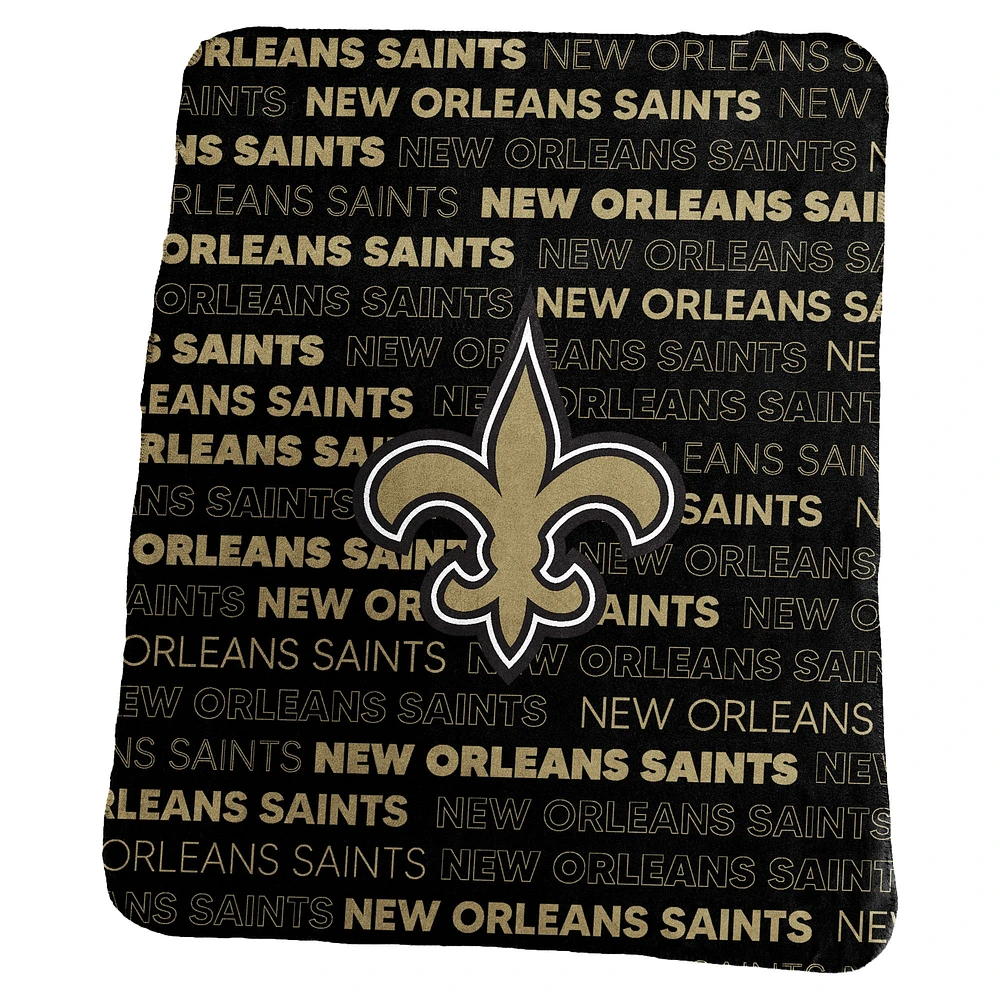 Couverture polaire classique New Orleans Saints 50" x 60"