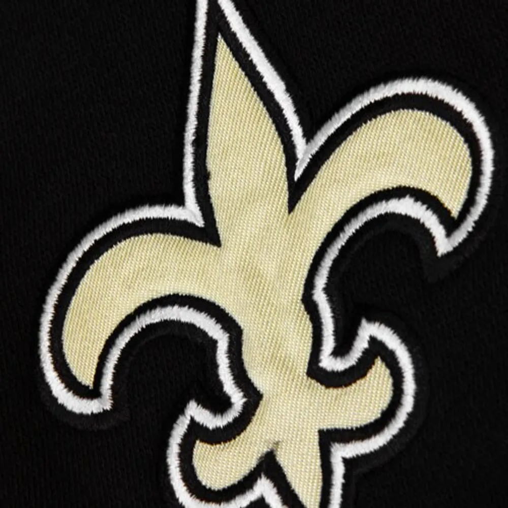 New Orleans Saints Toddler Fan Gear Primary Logo Pullover Hoodie - Black