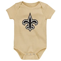 Newborn & Infant New Orleans Saints Team Starter 3-Pack Bodysuit Set