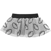 Nouveau-né Heather Grey/Black New Orleans Saints All Dolled Up Ensemble trois pièces body, jupe et chaussons