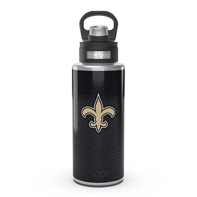 Tervis Saints de la Nouvelle-Orléans 32oz. Bouteille d'eau en cuir à large goulot