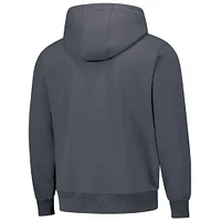 Unisex Dunbrooke  Graphite New Orleans Saints Defender Quarter-Zip Hoodie