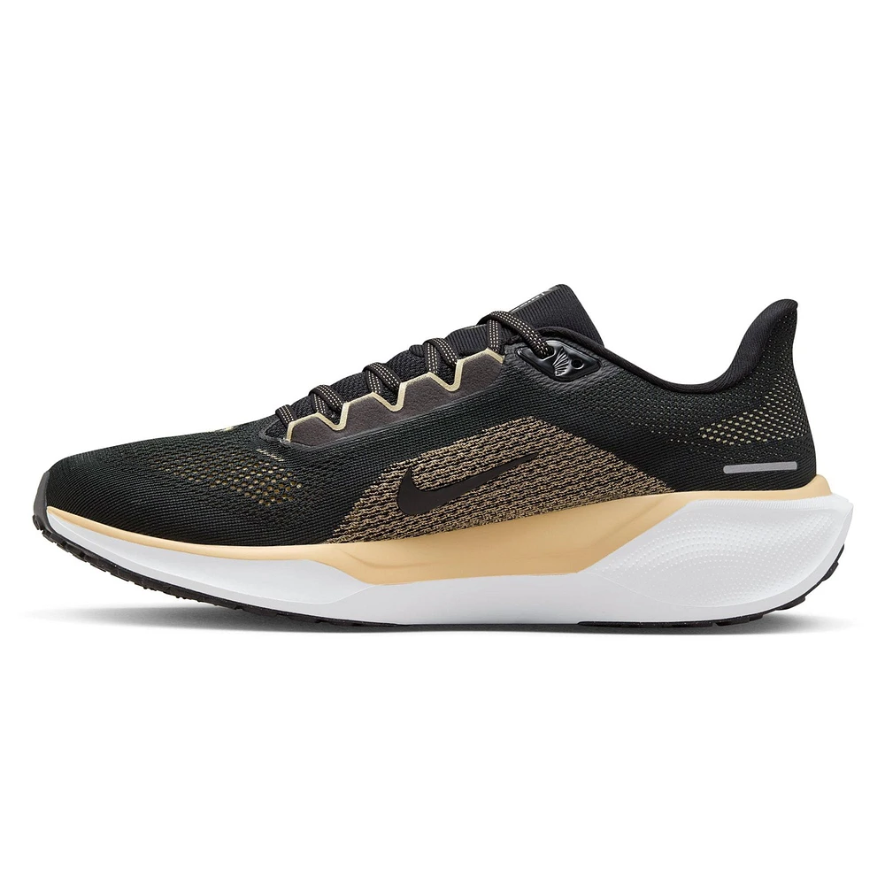 Chaussures de course unisexes Nike Zoom Pegasus 41 noires des New Orleans Saints