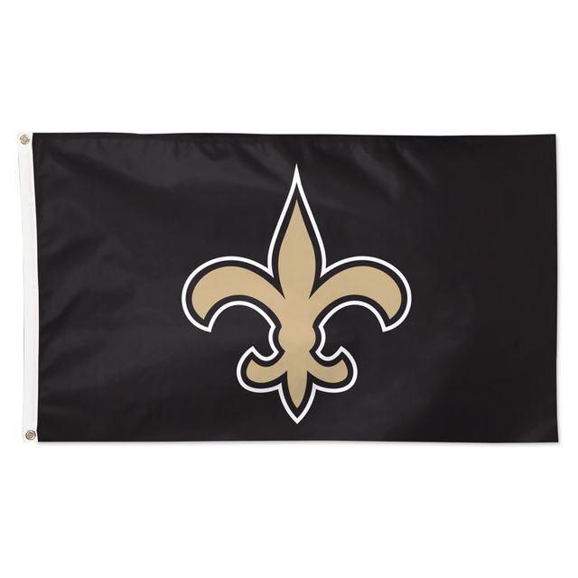 WinCraft New Orleans Saints 3' x 5' Logo principal simple face - Drapeau