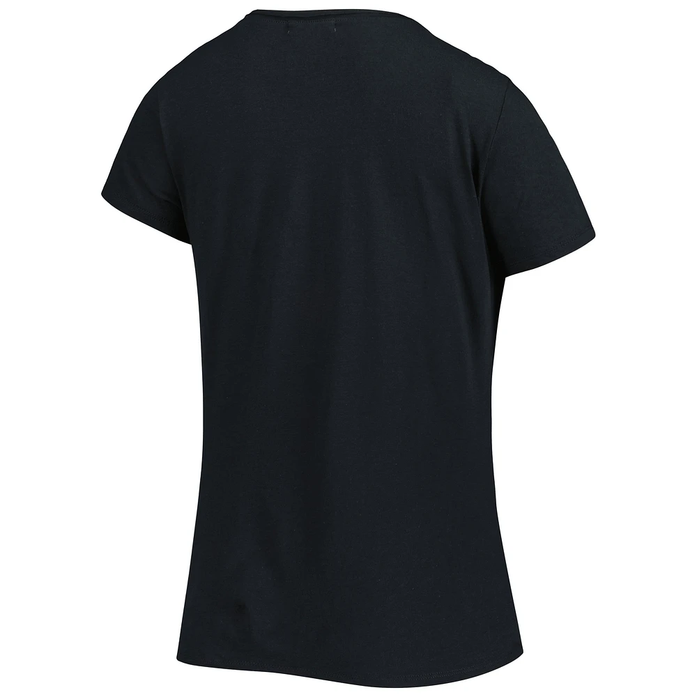 T-shirt '47 noir New Orleans Saints Treasure Frankie pour femme