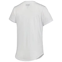 Women's Concepts Sport White/Charcoal New Orleans Saints Sonata T-Shirt & Leggings Sleep Set