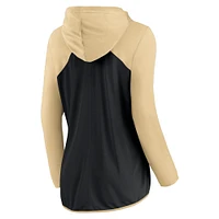 Women's Fanatics Black/Gold New Orleans Saints Forever Fan Full-Zip Hoodie