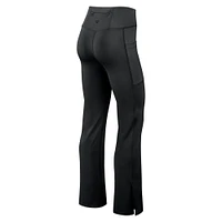 Women's Fanatics Black New Orleans Saints Studio Fitted Flared Leggings