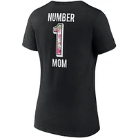 Women's Fanatics Black New Orleans Saints Team Mother's Day V-Neck T-Shirt