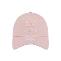 Women's New Era  Light Pink New Orleans Saints Main 9TWENTY Adjustable Hat Main 9TWENTY Adjustable Hat
