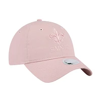 Women's New Era  Light Pink New Orleans Saints Main 9TWENTY Adjustable Hat Main 9TWENTY Adjustable Hat