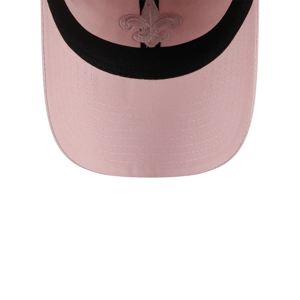 Women's New Era  Light Pink New Orleans Saints Main 9TWENTY Adjustable Hat Main 9TWENTY Adjustable Hat