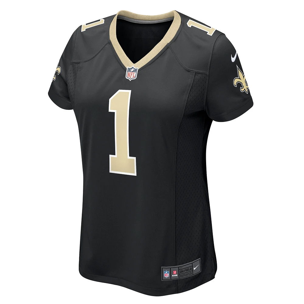 Women's Nike Alontae Taylor  Black New Orleans Saints Team Game Jersey