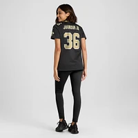 Women's Nike Anthony Johnson  Black New Orleans Saints Team Game Jersey