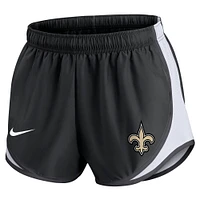 Women's Nike Black New Orleans Saints Performance Tempo Shorts