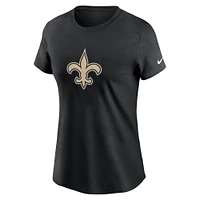 Women's Nike Black New Orleans Saints  Primary Logo T-Shirt