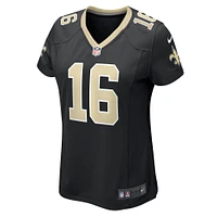 Maillot de match Nike Bub Means Black New Orleans Saints pour femme