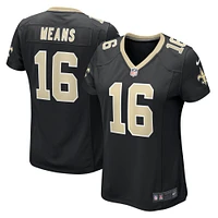 Maillot de match Nike Bub Means Black New Orleans Saints pour femme