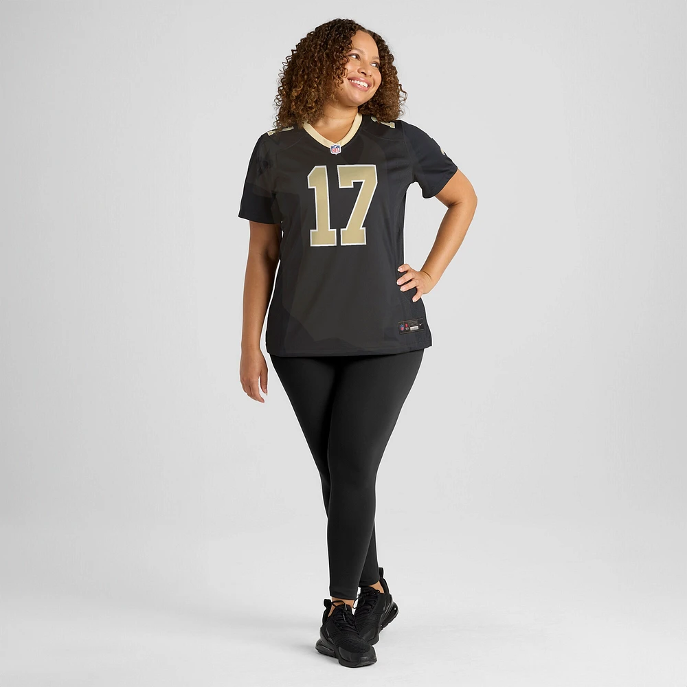 Women's Nike Dante Pettis  Black New Orleans Saints Game Jersey