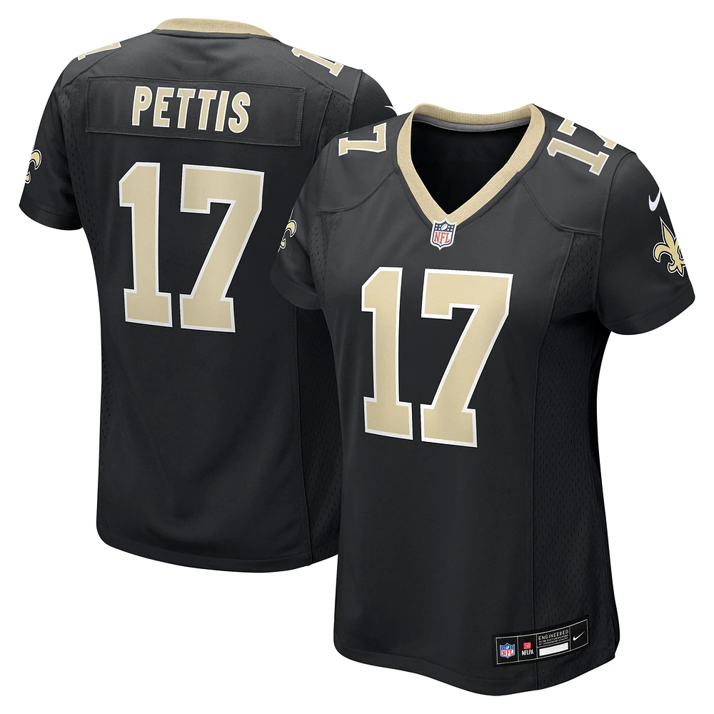 Women's Nike Dante Pettis Black New Orleans Saints Game Jersey