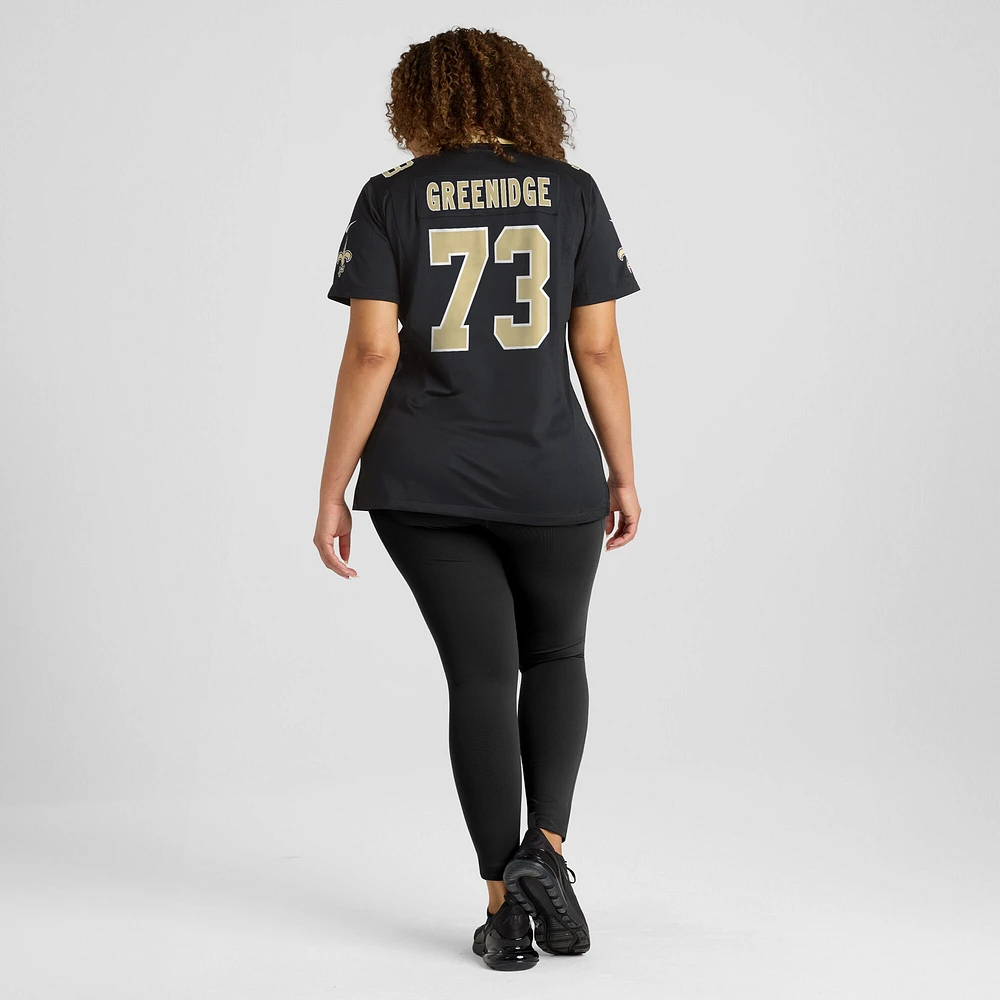 Women's Nike Ethan Greenidge Black New Orleans Saints Game Jersey