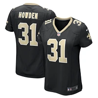 Women's Nike Jordan Howden  Black New Orleans Saints Team Game Jersey