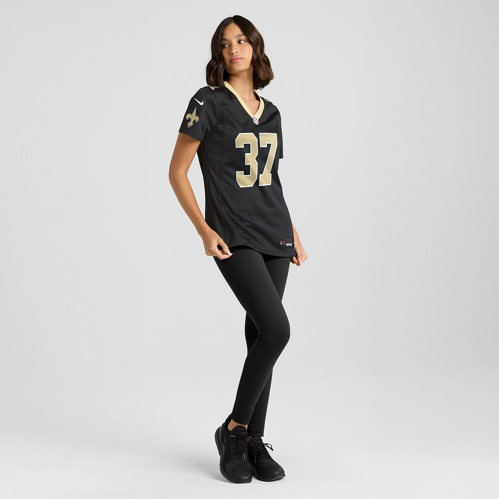 Maillot Nike Jordan Mims pour femme, noir, le match de l'équipe des Saints la Nouvelle-Orléans