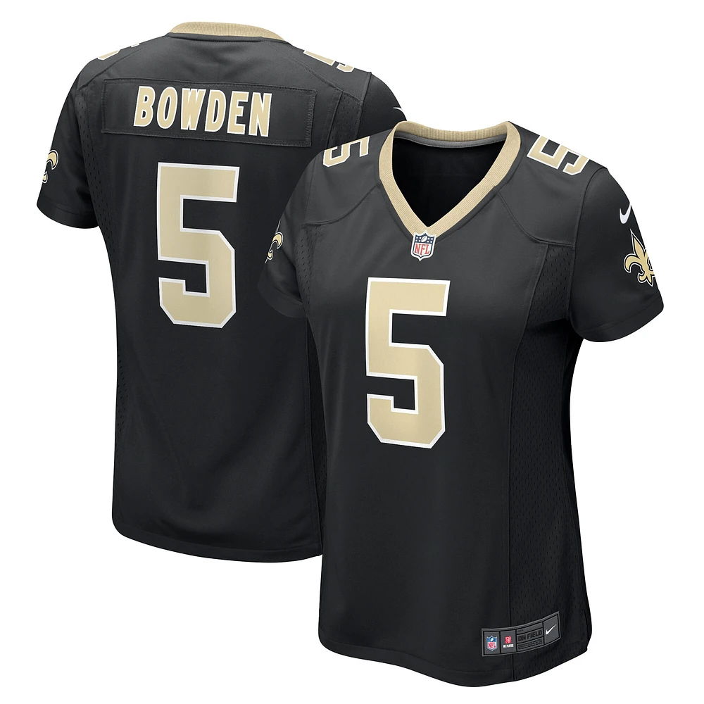 Women's Nike Lynn Bowden Jr.  Black New Orleans Saints Team Game Jersey
